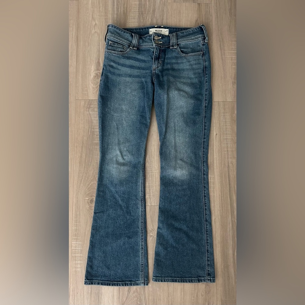 Hollister Blue Flare & Wide Leg Jeans
